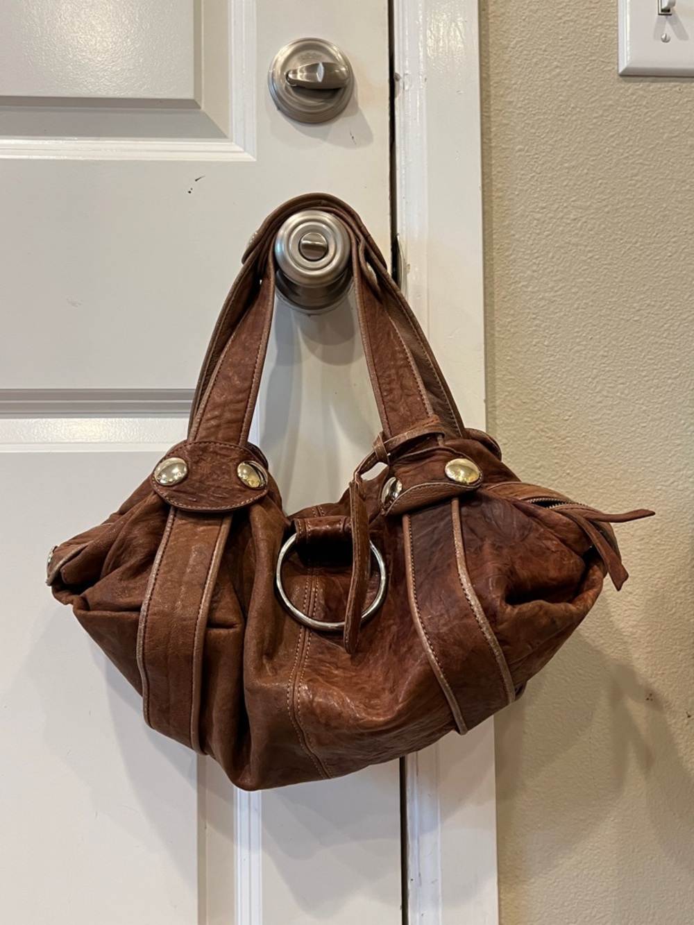 Gustto Buttery Soft Baca Leather Bag